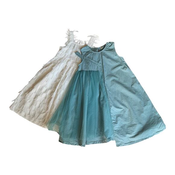 European bundle of formal dresses Ola Mimi studio & Miniv Studio aged 7-9 years - Picture 1 of 13